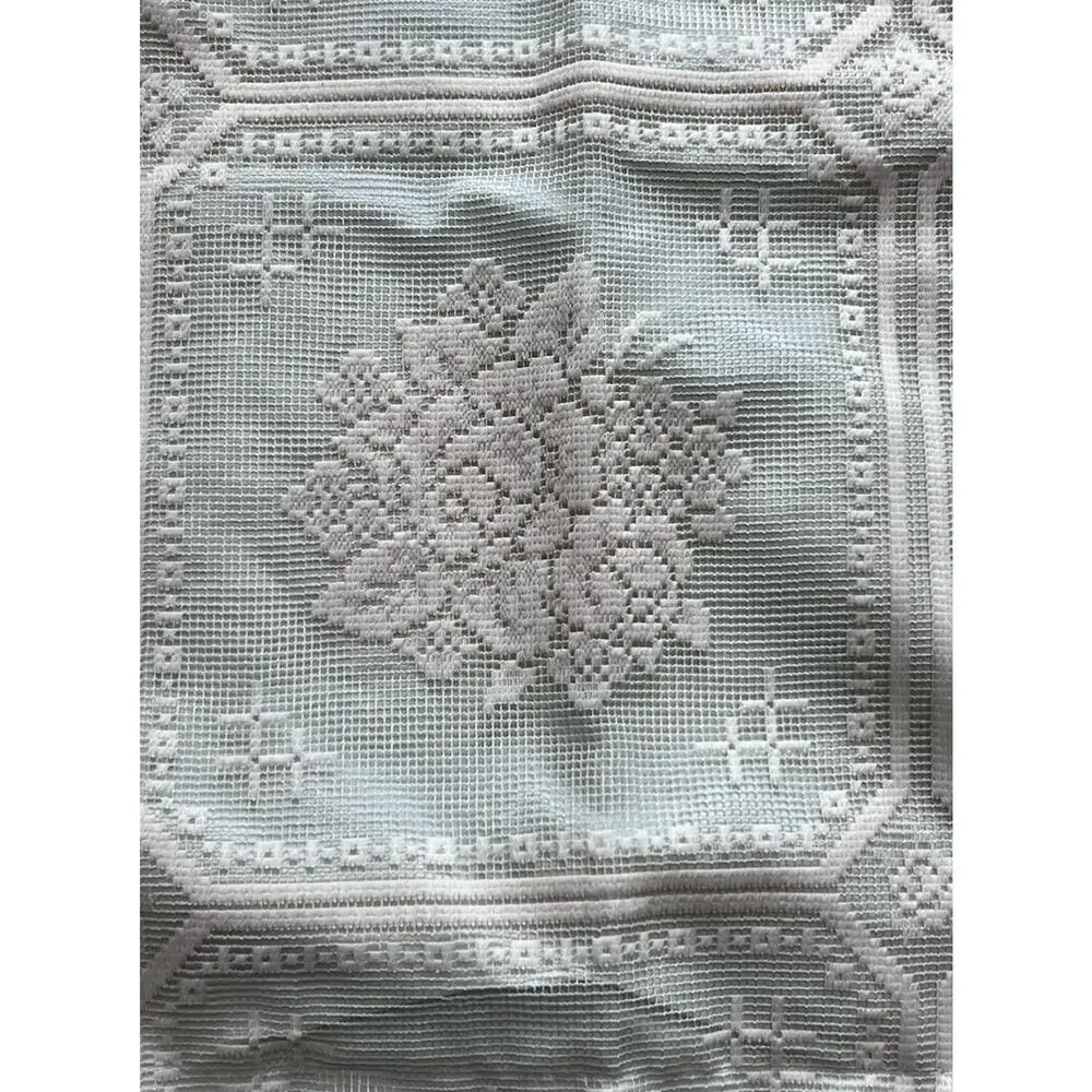 Vintage Louis Nichole Pillow Sham Mint Green Ivory Lace Romantic Cottagecore